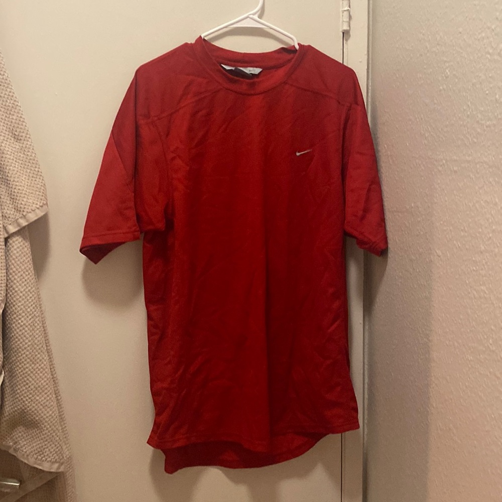 Oversized Nike T-Shirt, red